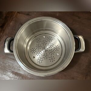 Zepter International Stainless Steel Strainer with Handles